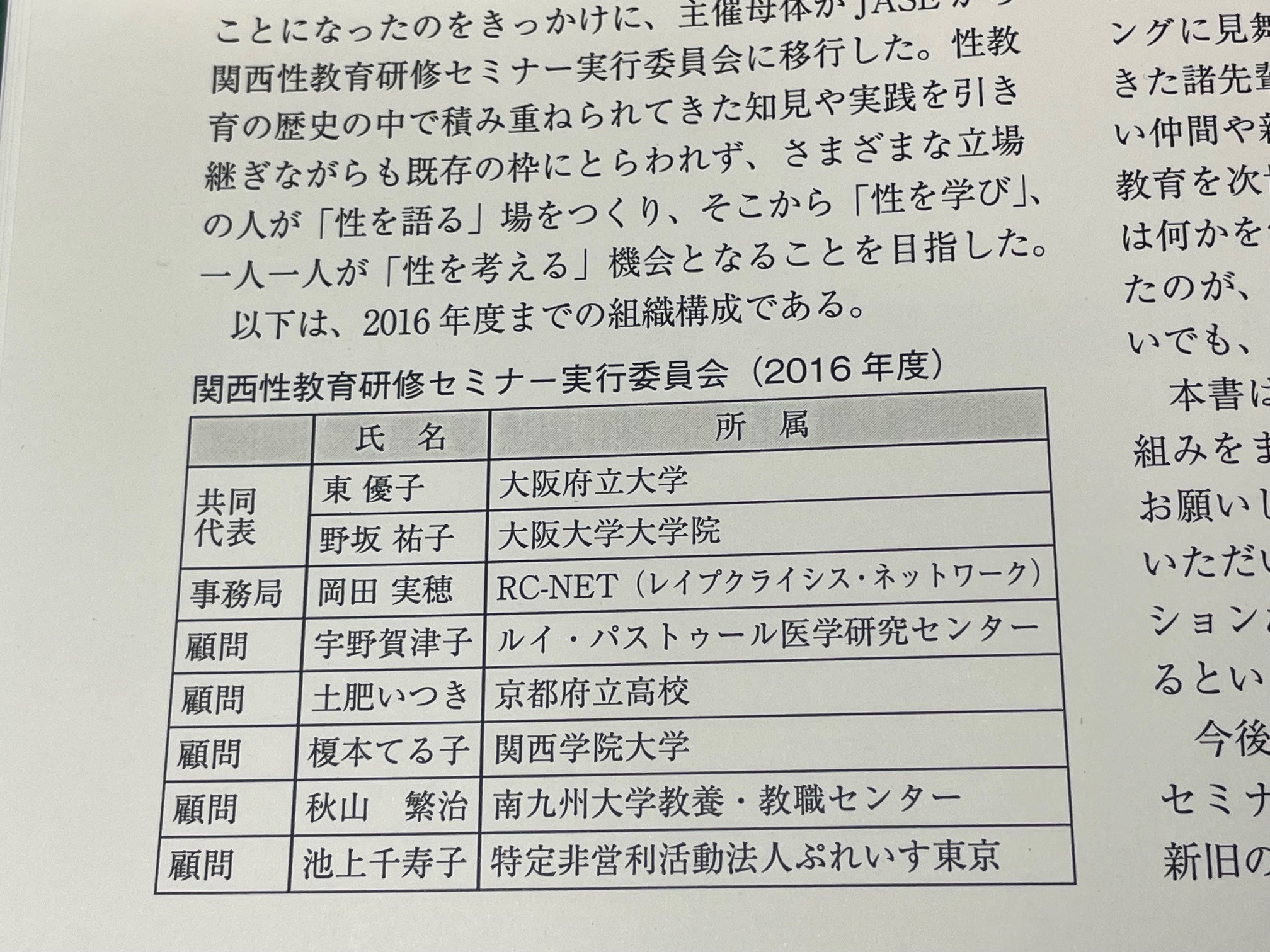 関西性教育セミナー10周年記念誌『性について、語る、学ぶ、考える』の「30年の性教育の実践」②学級通信「ぼうぼうどり」が出発点